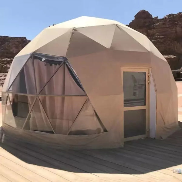 Waterproof Glamping Geodesic Dome Tent for Resort